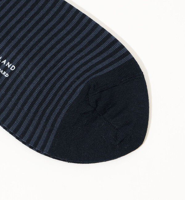 TOMORROWLAND GOODS「TOMORROWLAND コットンナイロン ボーダーソックス」|ソックス|