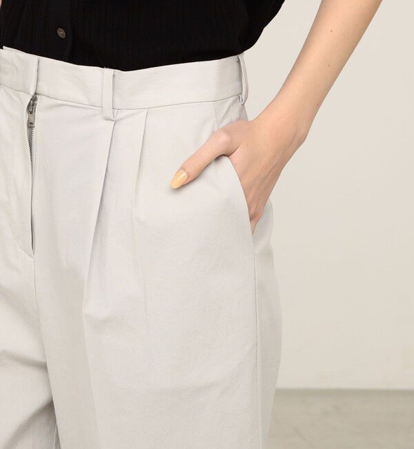 DES PRES「ライトコットンストレッチ セミワイドクロップドパンツ」|その他|