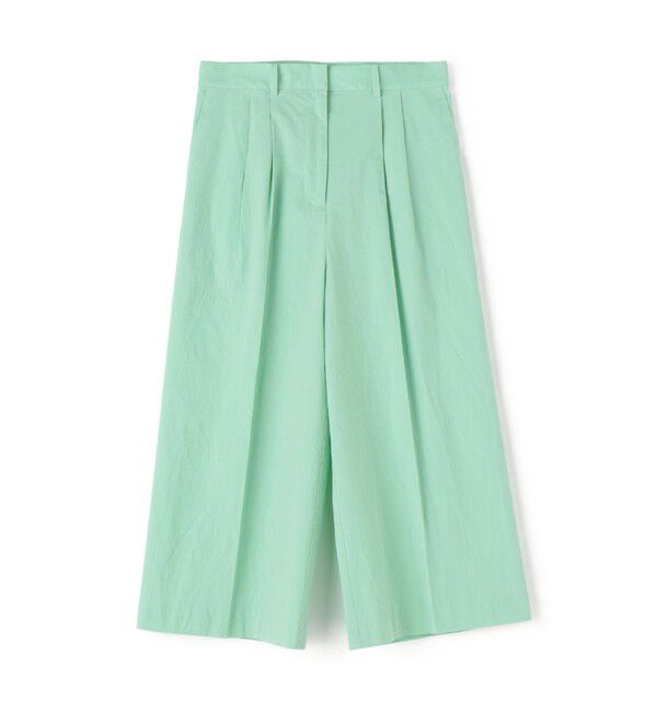 DES PRES「ライトコットンストレッチ セミワイドクロップドパンツ」|その他|51 ライトグリーン