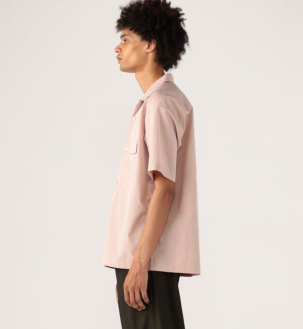 CABaN「CABaN コットンシャンブレー ダブルポケット半袖シャツ」|シャツ・ブラウス|