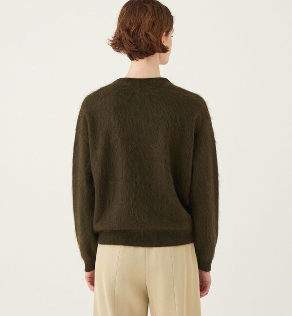 DES PRES「ピュアカシミヤファー クルーネックプルオーバー」|ニット・セーター|