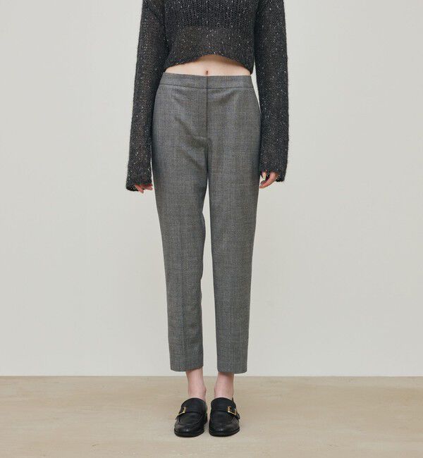 DES PRES「フランネルウールストレッチ シガレットパンツ」|スラックス|