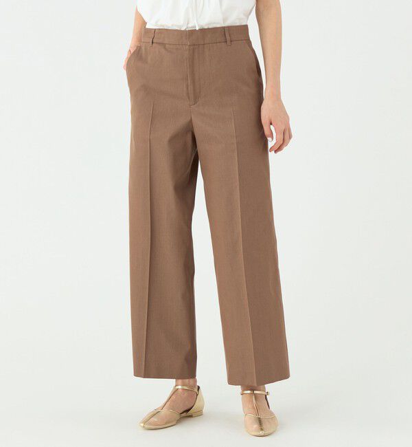 TOMORROWLAND collection「コットンシルクデニム ワイドストレートパンツ」|その他|