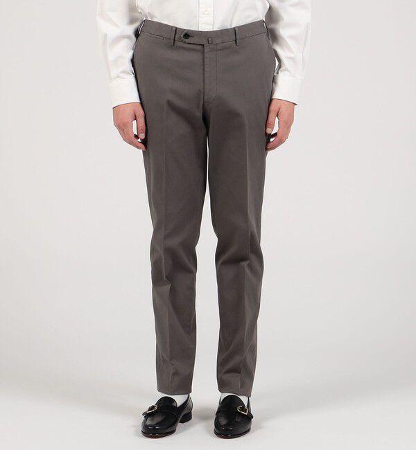 TOMORROWLAND MENS「コットンピケ スリムストレートパンツ」|チノ|