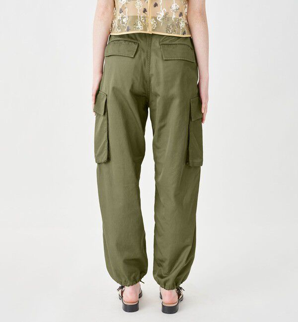 MACPHEE「コットンレーヨンモールスキン カーゴパンツ」|カーゴ|