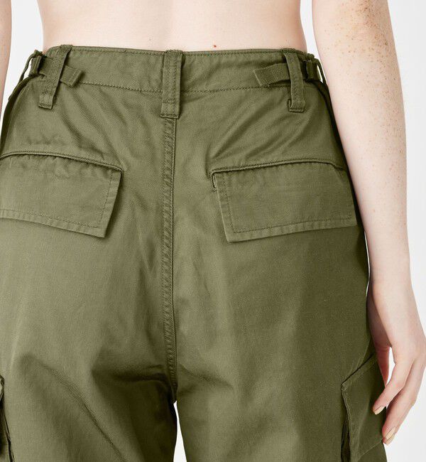 MACPHEE「コットンレーヨンモールスキン カーゴパンツ」|カーゴ|