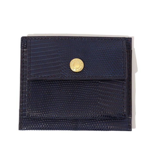 TOMORROWLAND GOODS「【別注】BROOKLYN MUSEUM リザード ミニスナップウォレット」|財布|65 ブルー