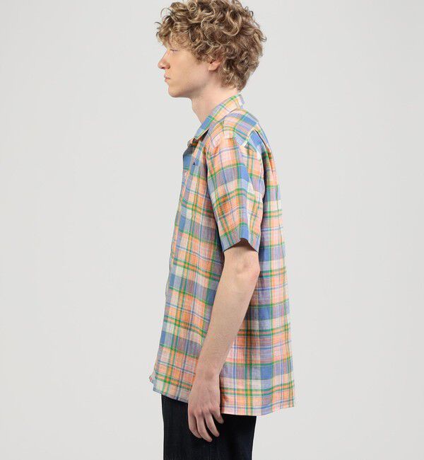 TOMORROWLAND BUYING WEAR「【別注】INDIVIZUALIZED SHIRTS リネン キャンプカラーシャツ」|シャツ・ブラウス|