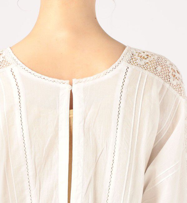 TOMORROWLAND BUYING WEAR「ne Quittez pas CAMBRIC コットンレース プルオーバーブラウス」|シャツ・ブラウス|