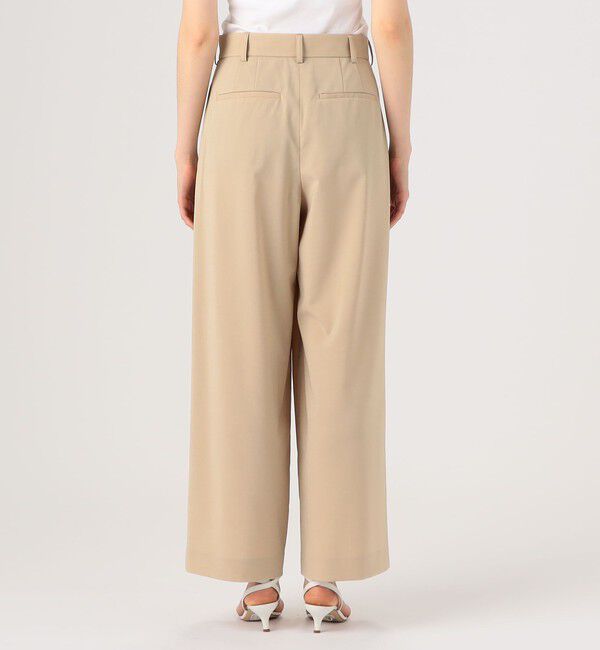 Ballsey「ポリエステルツイル ２タックスラックスパンツ」|スラックス|