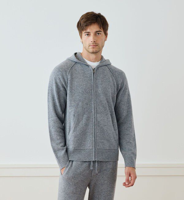 JAMES PERSE「リサイクルカシミヤ ジップアップパーカー MRBC2121」|パーカー|