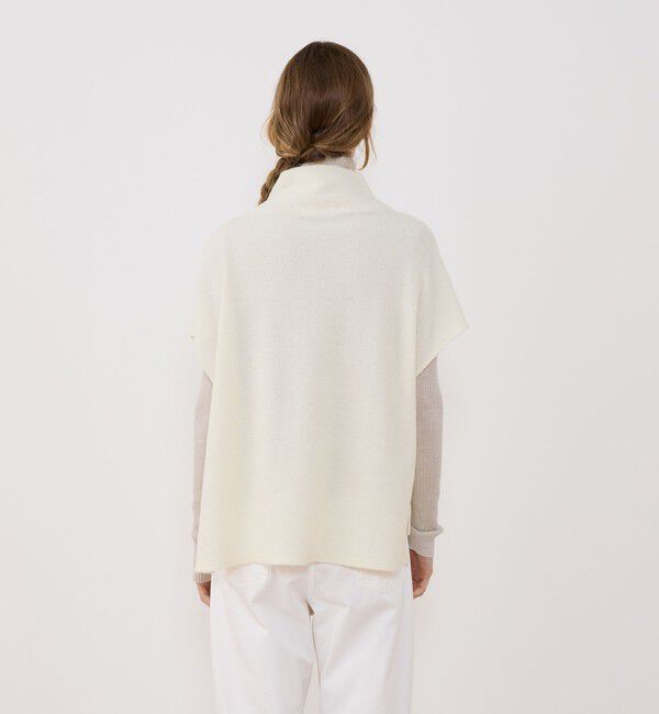 GALERIE VIE「ファインブークレー ミドルネックベスト」|ベスト・ジレ|