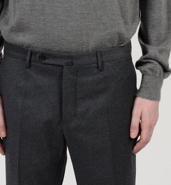 TOMORROWLAND BUYING WEAR「INCOTEX ウールフランネル スリムスラックス」|スラックス|