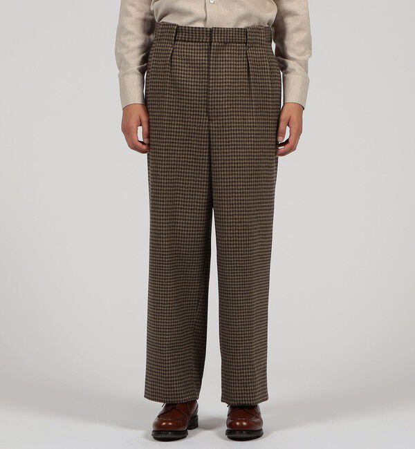 TOMORROWLAND MENS「ウール 2プリーツパンツ」|その他|