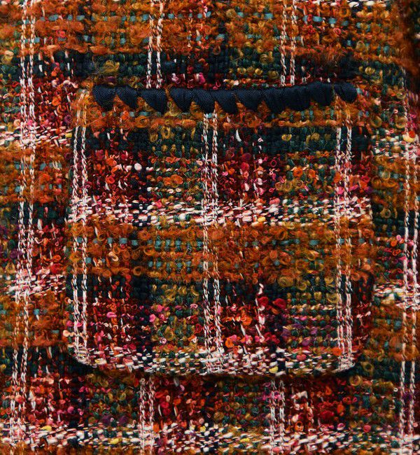 CABaN「CABaN ループツイード ノーカラージャケット」|ノーカラージャケット|