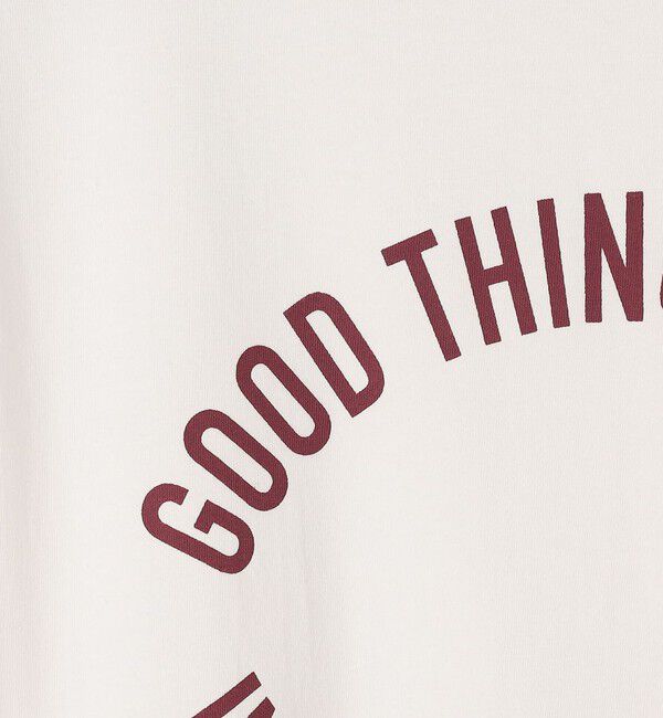 MACPHEE「コットンロゴプリント Tシャツ」|Tシャツ・カットソー|