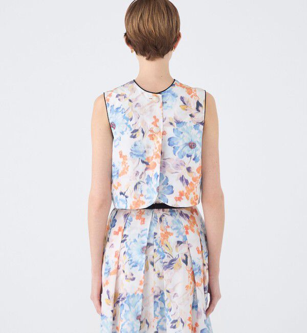 TOMORROWLAND collection「ピヴォワンヌプリント フロンタブルジレ」|ベスト・ジレ|