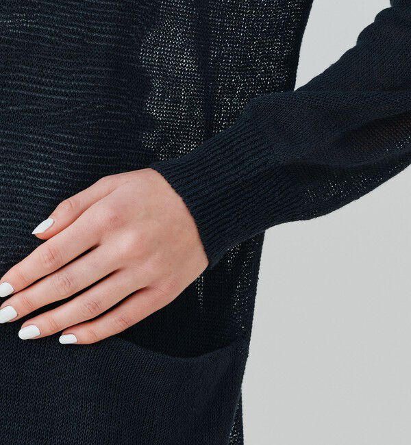 GALERIE VIE「リネンコード Ｖネックカーディガン」|カーディガン|