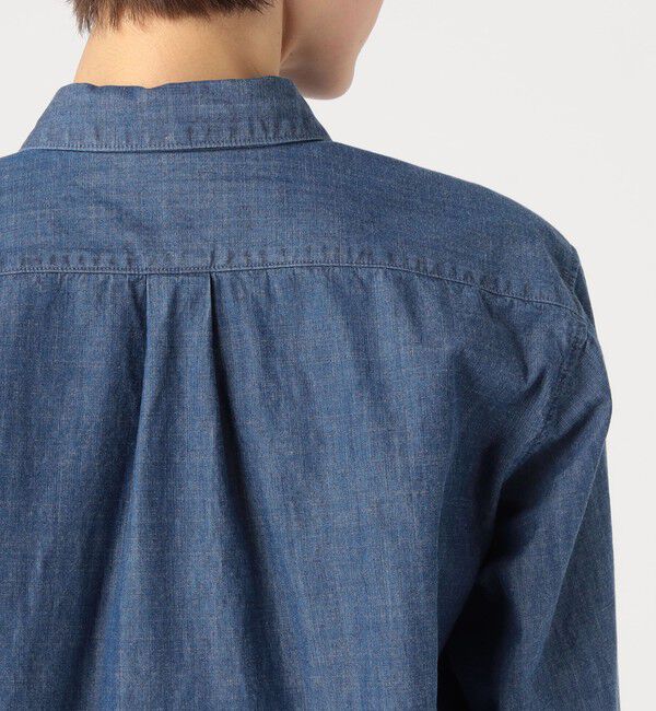MACPHEE「デニムシャンブレー レギュラーカラーシャツ」|シャツ・ブラウス|
