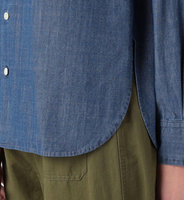 MACPHEE「デニムシャンブレー レギュラーカラーシャツ」|シャツ・ブラウス|