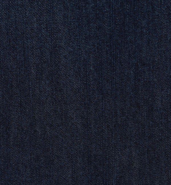 MACPHEE「コットンセルロースデニム アシンメトリータックパンツ」|デニム|