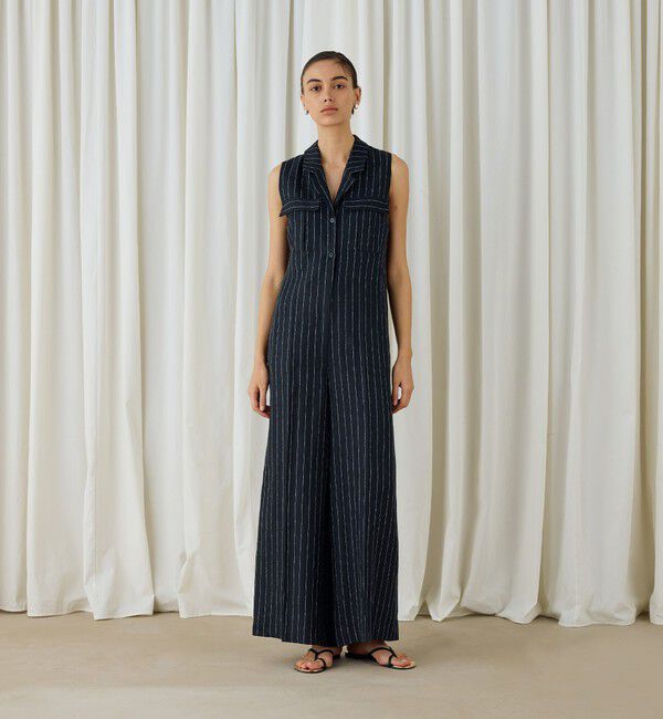 DES PRES「ヘンプツイル ジャンプスーツ」|オールインワン|