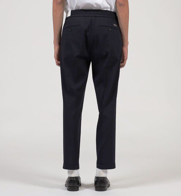 TOMORROWLAND MENS「レーヨンリネンコットン スリムテーパード イージーパンツ」|チノ|