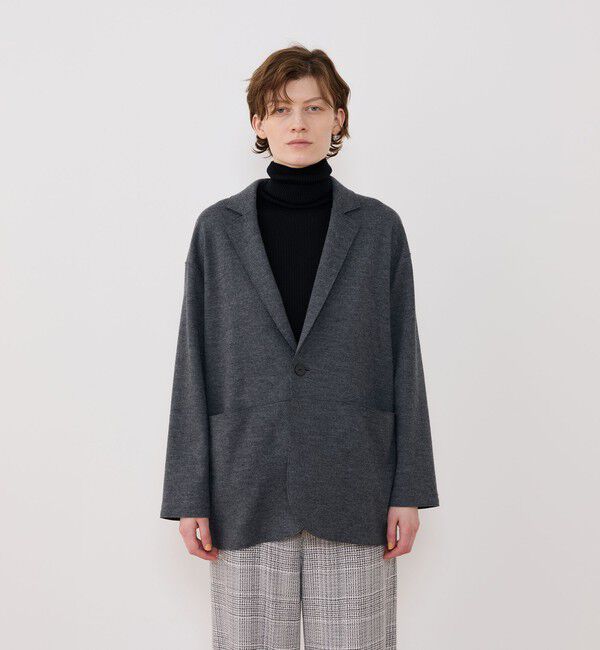 GALERIE VIE「ウールミルドスムース チェスタージャケット」|テーラードジャケット|