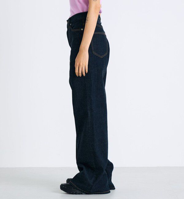 Edition「ワンウオッシュエッセンシャルデニム フレアパンツ」|デニム|