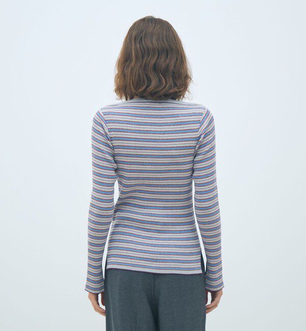 MACPHEE「コットンリブ ボートネックプルオーバー」|ニット・セーター|