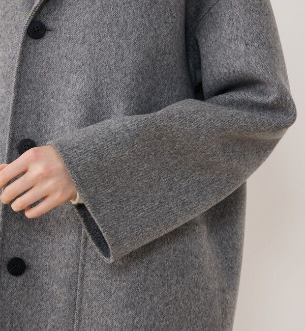 GALERIE VIE「ウールダブルフェイス キモノスリーブコート」|チェスターコート|