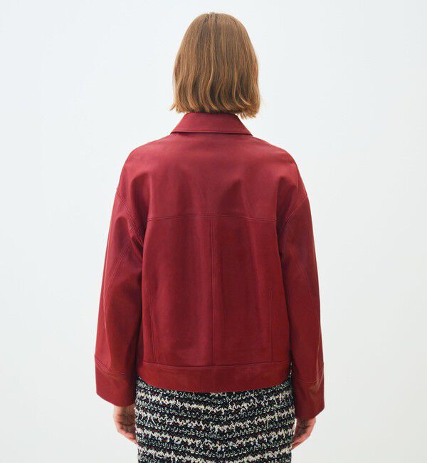 TOMORROWLAND collection「ベジタブルレザー コクーンブルゾン」|ブルゾン・スタジャン|