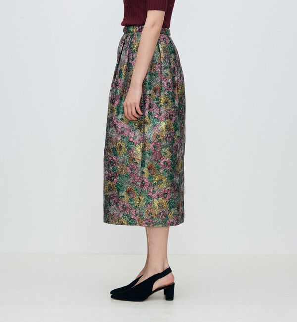 TOMORROWLAND collection「フラワーガーデン コクーンスカート」|スカート|