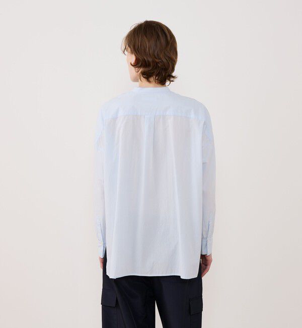 GALERIE VIE「コットンサッカー シャーリングブザムシャツ」|シャツ・ブラウス|