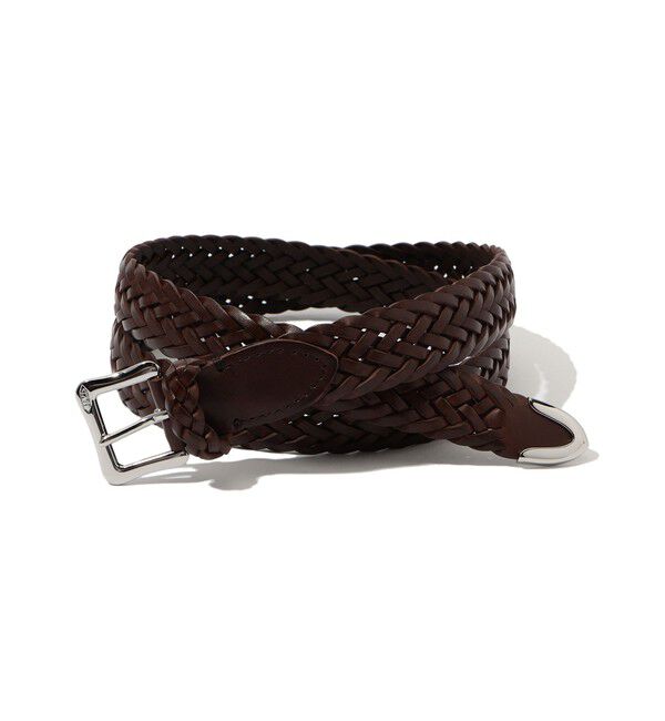 TOMORROWLAND GOODS「J&M DAVIDSON ENVELOPE BUCKLE TIP END 25MM」|ベルト|49 ダークブラウン