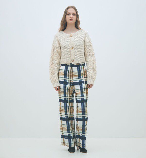 MACPHEE「ハンドニット ショートカーディガン」|カーディガン|