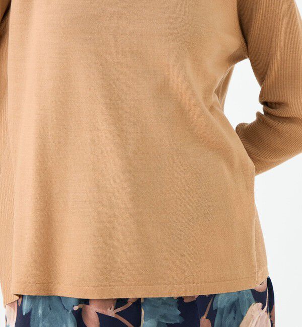 Ballsey「シルケットウール ワイドプルオーバー」|ニット・セーター|