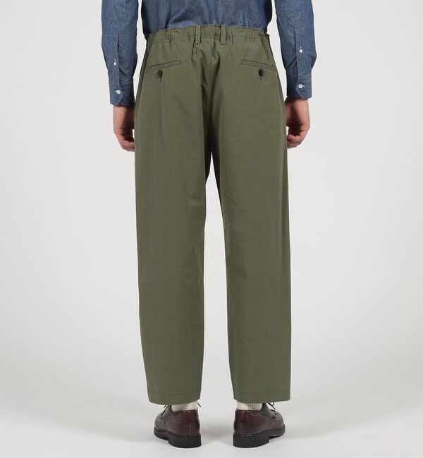 TOMORROWLAND MENS「80/2スーピマコットン イージーパンツ BORGHI」|チノ|