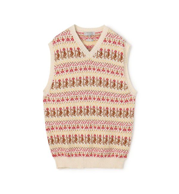 TOMORROWLAND BUYING WEAR「【別注】Raffa Molina フェアアイル Vネック ニットベスト」|ニット・セーター|12 ホワイト系