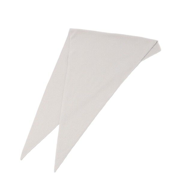 TOMORROWLAND GOODS「ASAUCE MELER カシミヤ シームレストライアングルストール」|ストール|71 ライトパープル