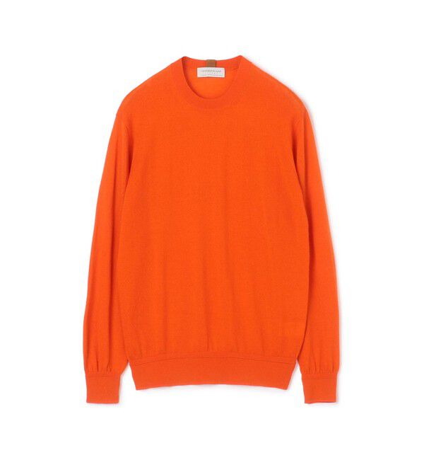 TOMORROWLAND MENS「TOMORROWLAND tricot  カシミヤ クルーネックプルオーバー」|ニット・セーター|27 オレンジ