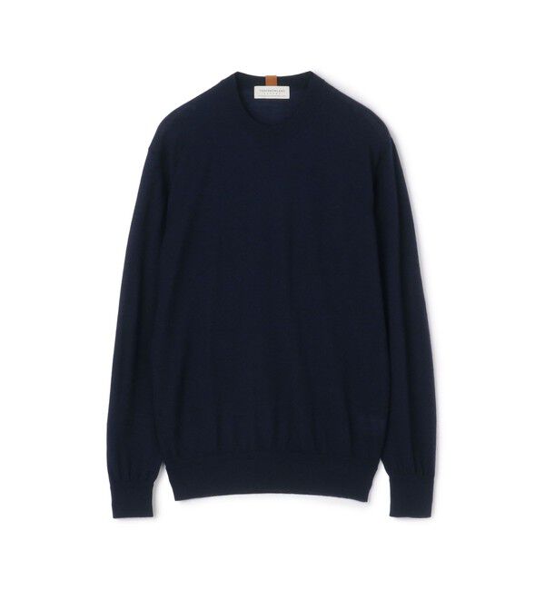 TOMORROWLAND MENS「TOMORROWLAND tricot  カシミヤ クルーネックプルオーバー」|ニット・セーター|67 ネイビー