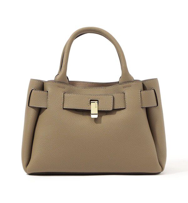 TOMORROWLAND GOODS「PUNTI. MIRROR ハンドバッグ」|ハンドバッグ|43 ヘーゼル