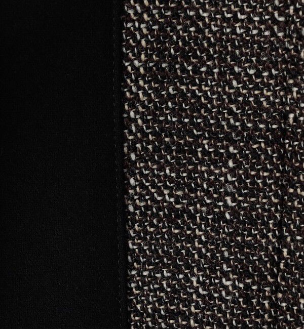 DES PRES「ウールリネンツイード バイカラージャケット」|テーラードジャケット|