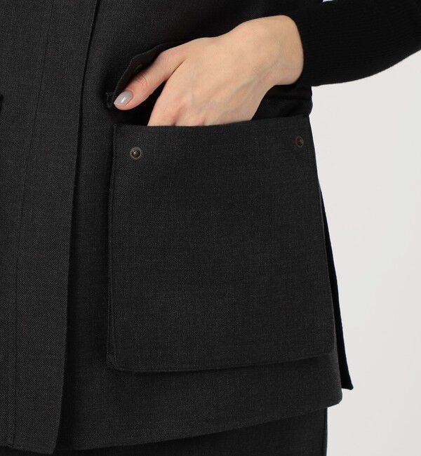 DES PRES「ダブルフェイスツイル ジレブルゾン」|ダウンベスト・ベスト|