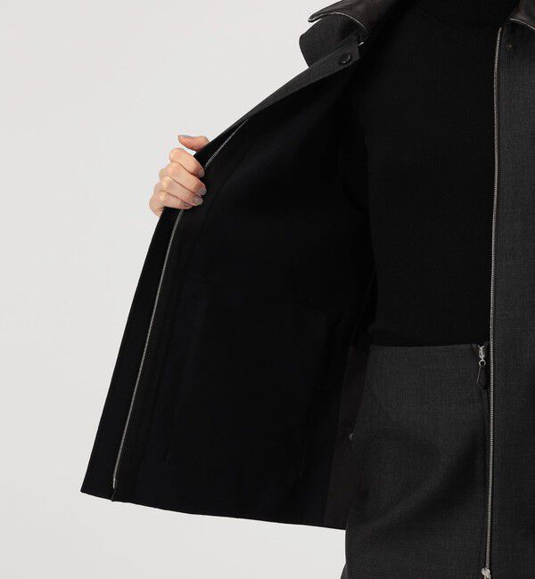 DES PRES「ダブルフェイスツイル ジレブルゾン」|ダウンベスト・ベスト|