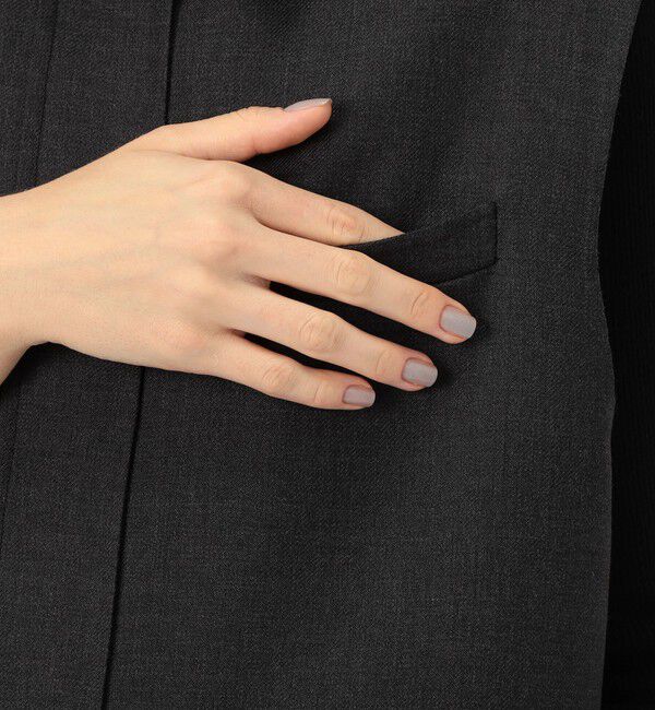 DES PRES「ダブルフェイスツイル ジレブルゾン」|ダウンベスト・ベスト|