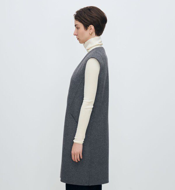 TOMORROWLAND collection「スーパーダブルフェイス Vカラージレ」|ベスト・ジレ|