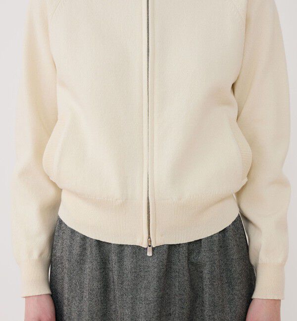 GALERIE VIE「スエットニット ジップアップパーカ」|パーカー|