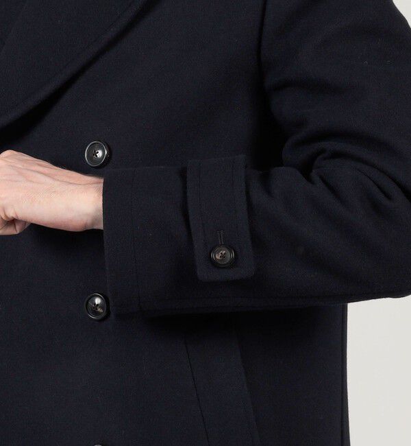 TOMORROWLAND MENS「ウールカシミヤ ダブルブレステッド 6B Pコート」|ピーコート|